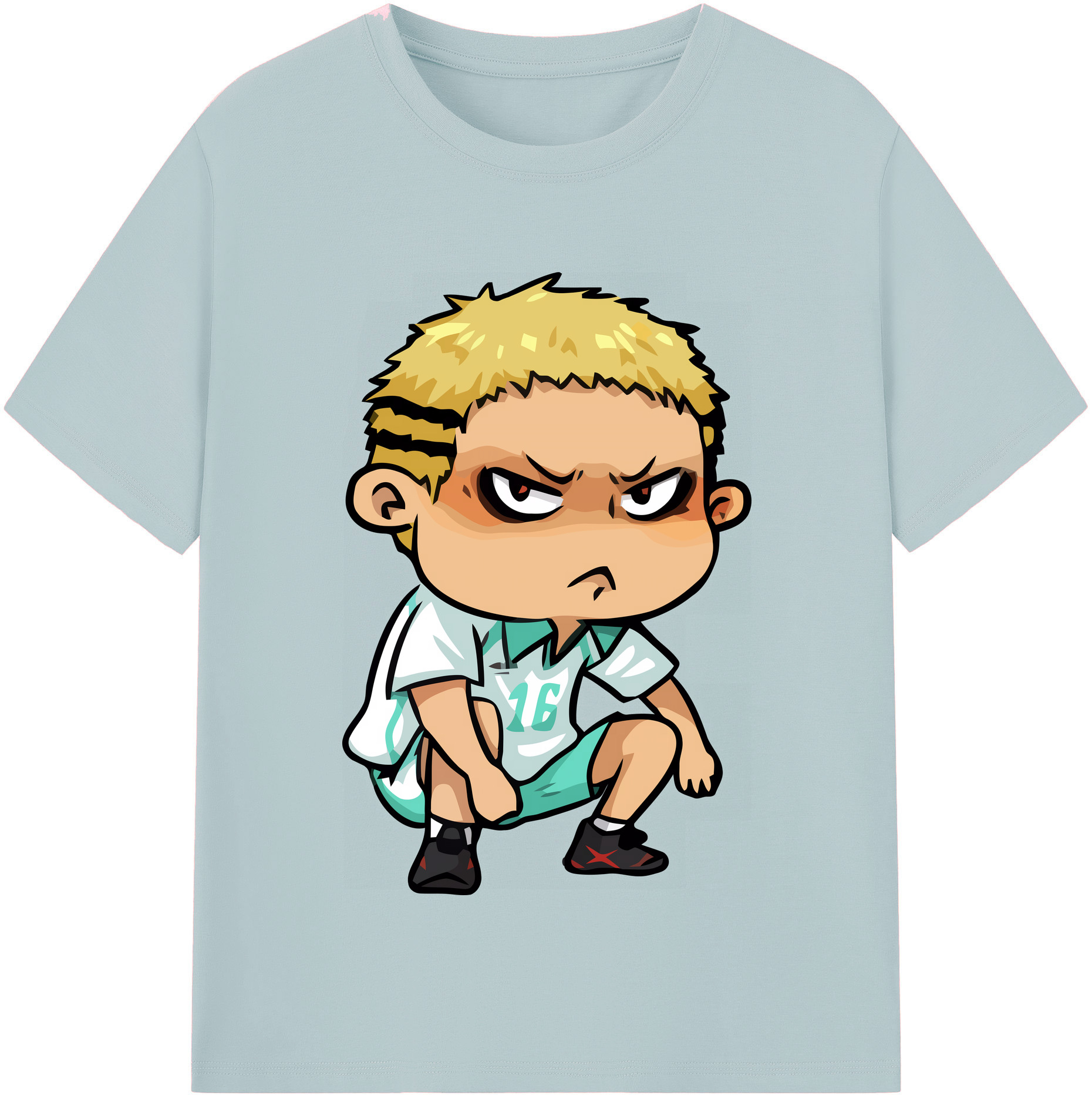 （画像用） ハイキュー!! Haikyu!! 綿100％半袖Tシャツ（フロントプリント）